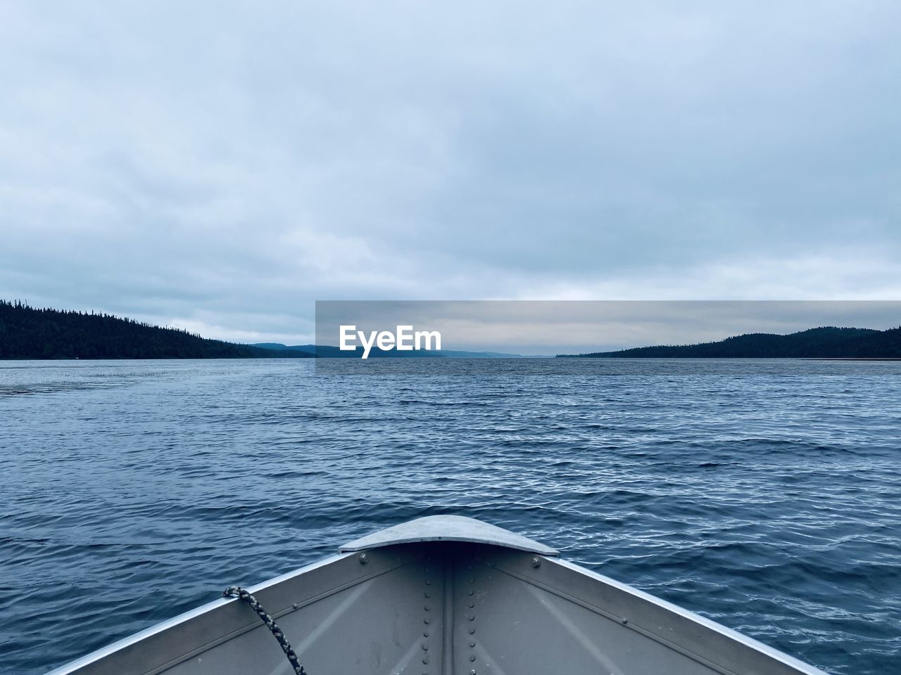 Boat on a lake