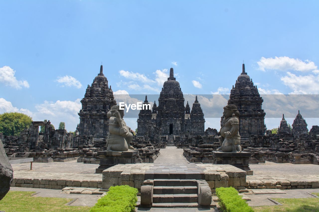 Prambanan temple against sky
