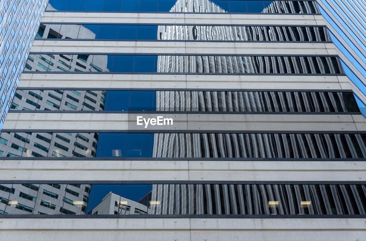 Low angle view of modern building