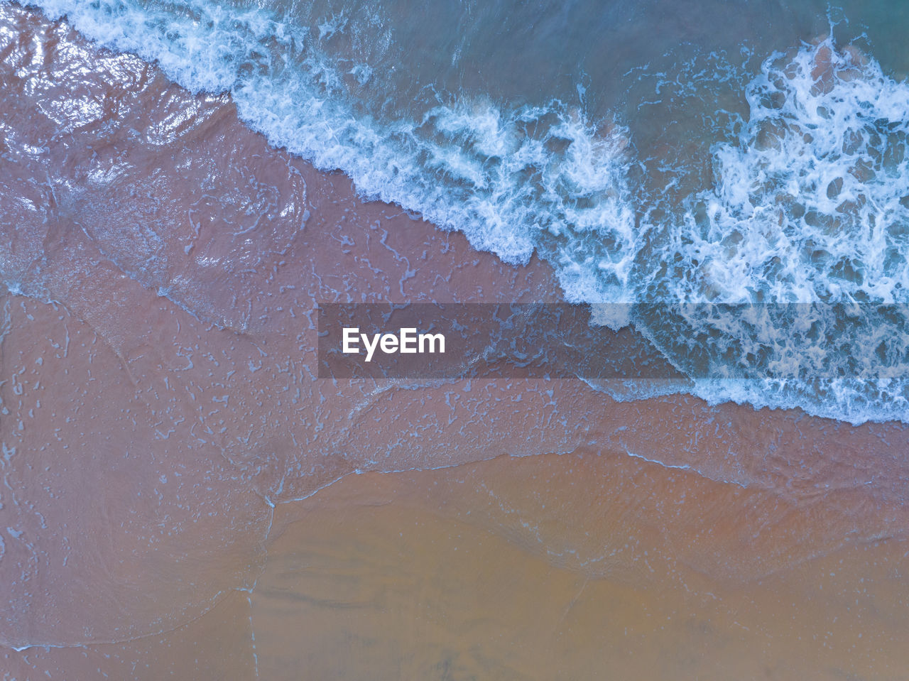 high angle view of beach