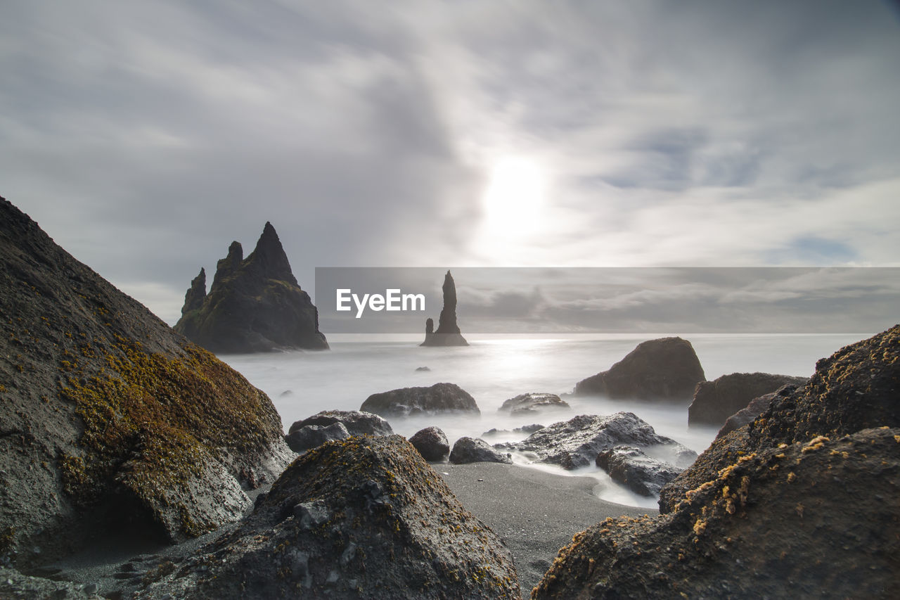 Panoramic view of sea against sky