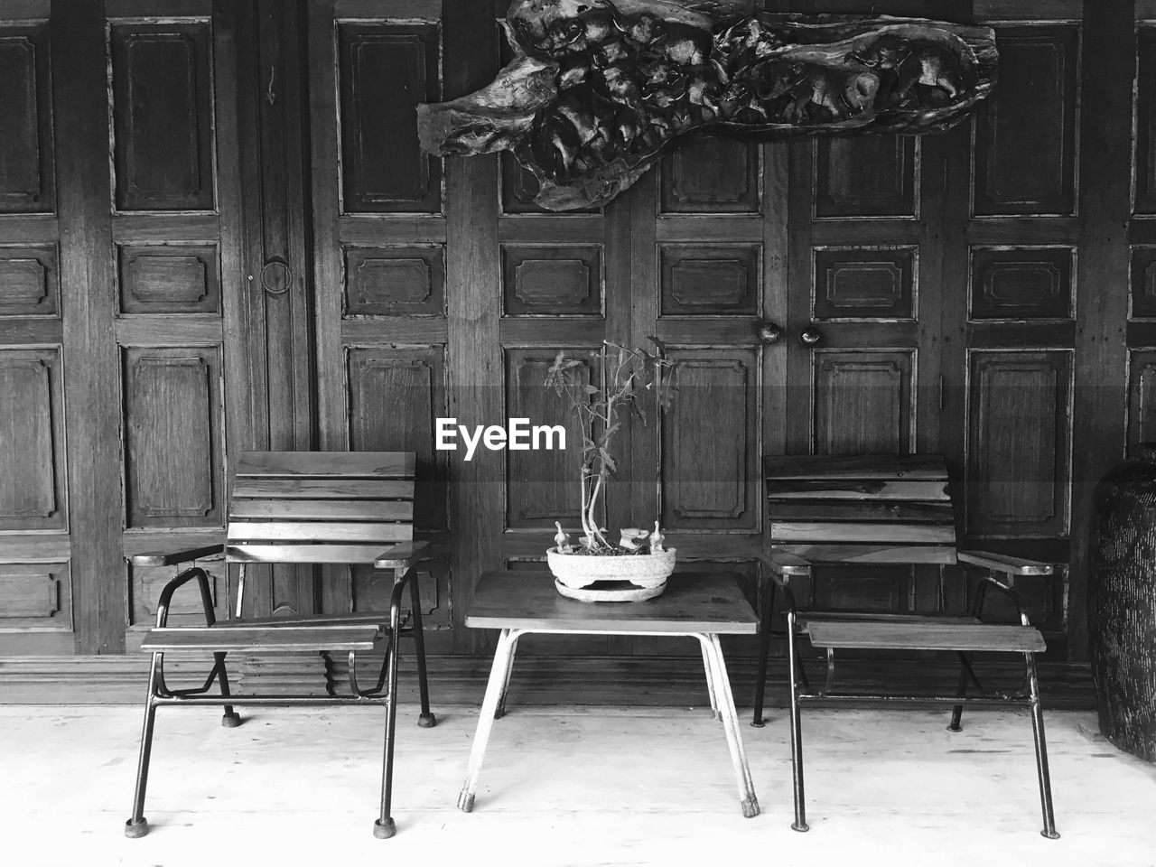 CHAIRS AND TABLE ON HOME