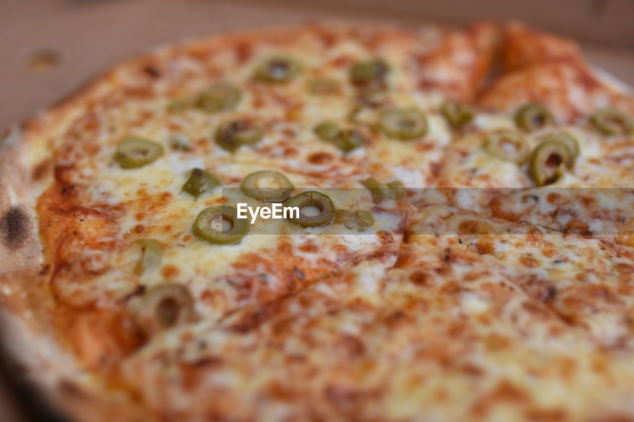 Close-up of pizza