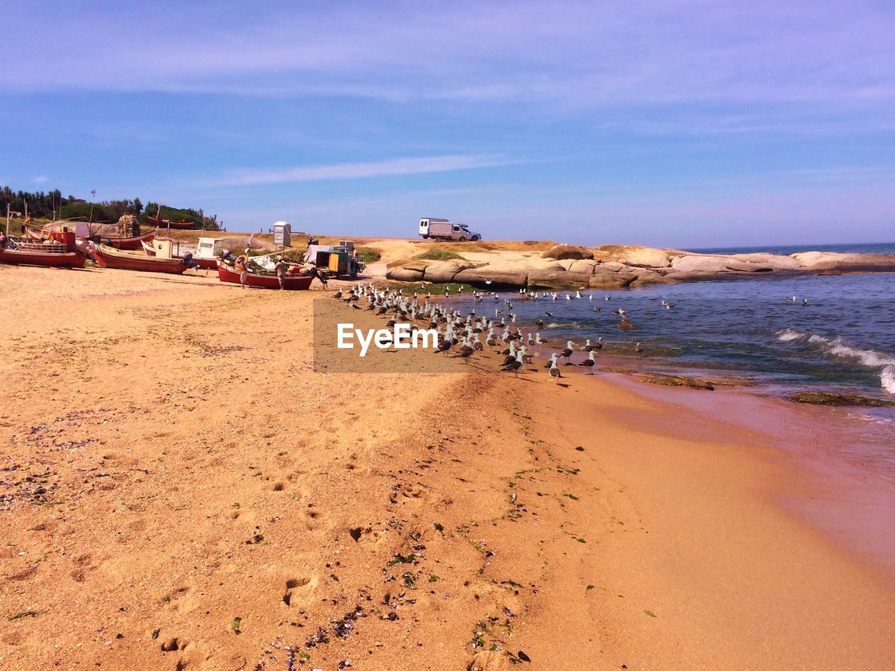 PANORAMIC VIEW OF BEACH