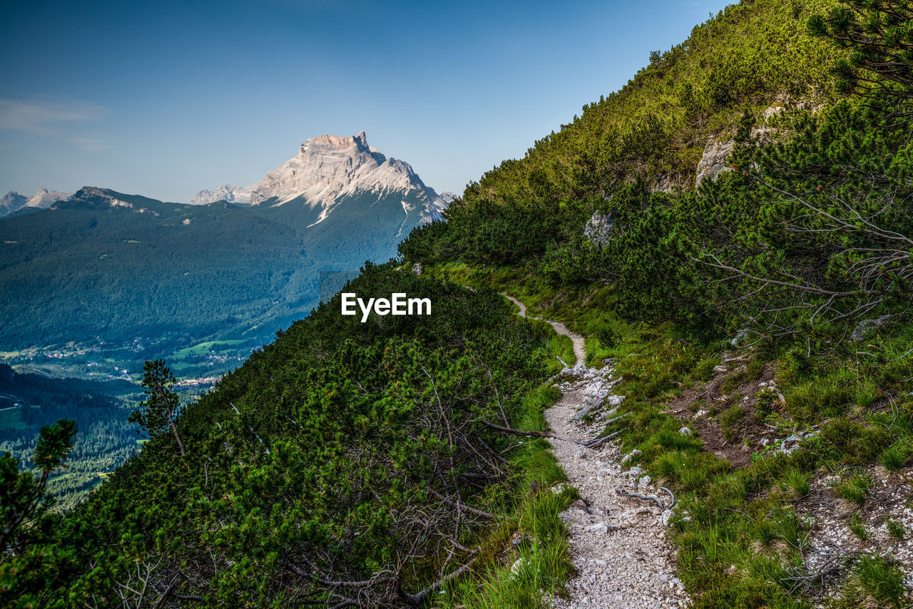 Scenic view of mountains