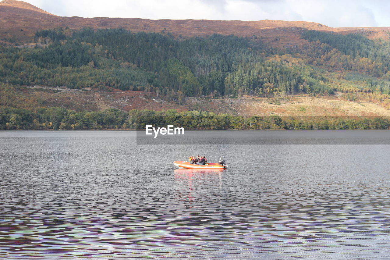 Scenic view of lake