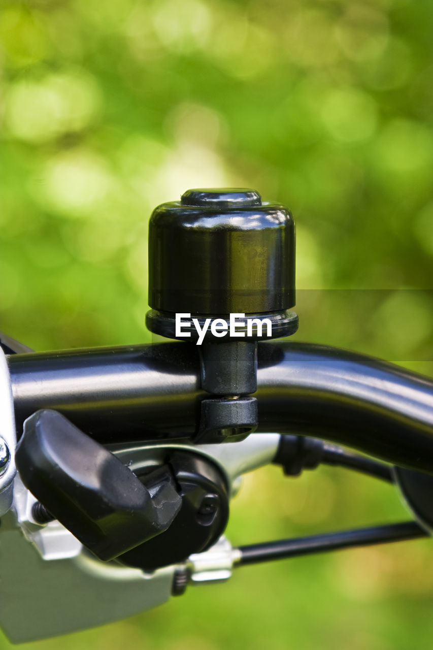 Bicycle bell on a mountain bike