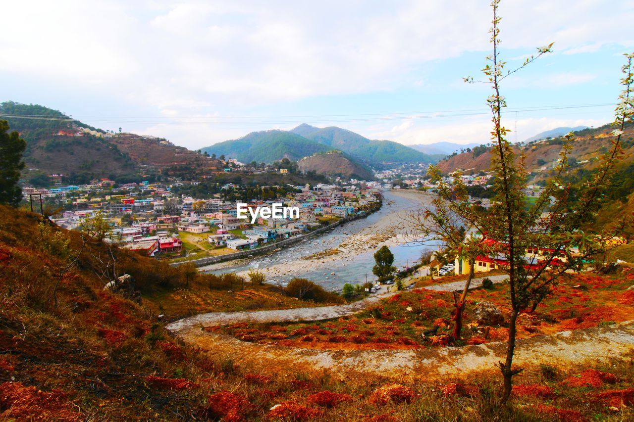 Cityscape bageshwar uttarakhand india
