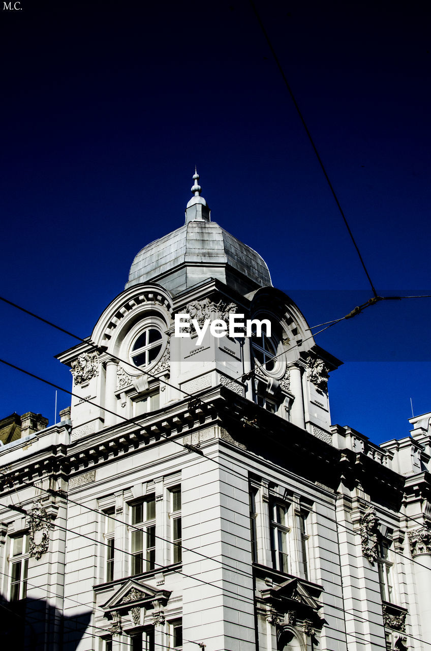 LOW ANGLE VIEW OF A BUILDING