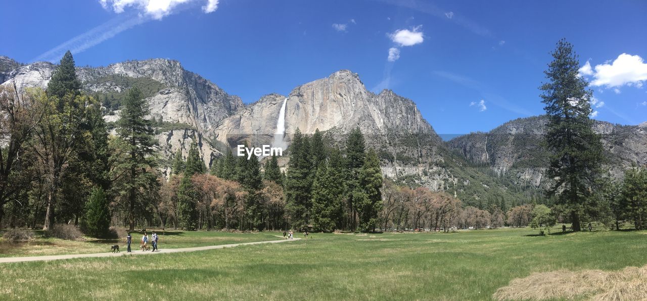 PANORAMIC SHOT OF GOLF COURSE