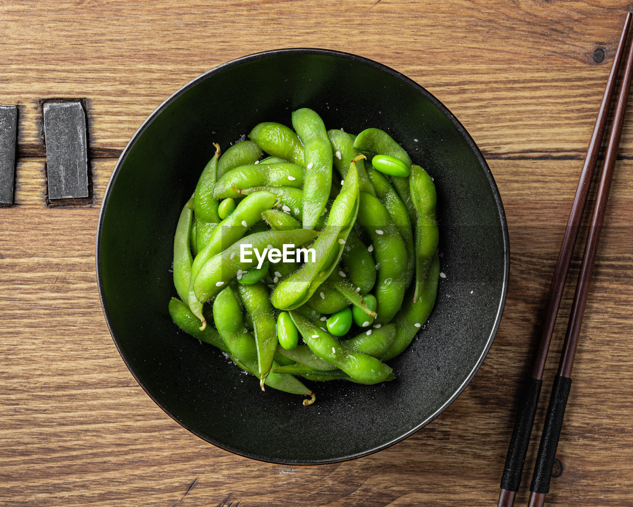 high angle view of food in plate