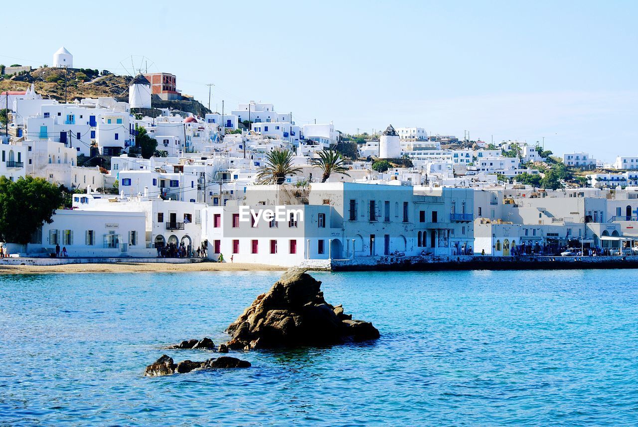 Buildings at waterfront