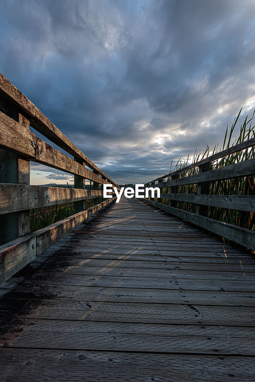 VIEW OF EMPTY RAILWAY BRIDGE