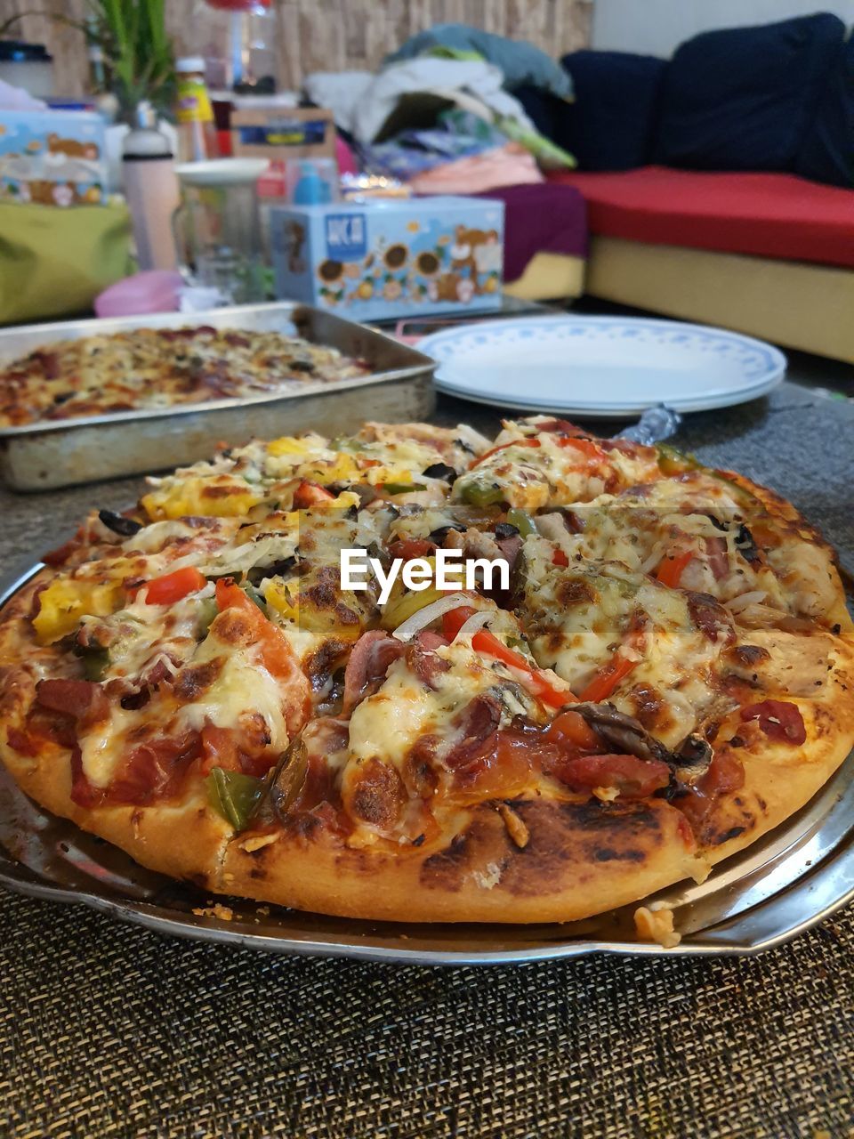 CLOSE-UP OF MEAL SERVED IN TRAY