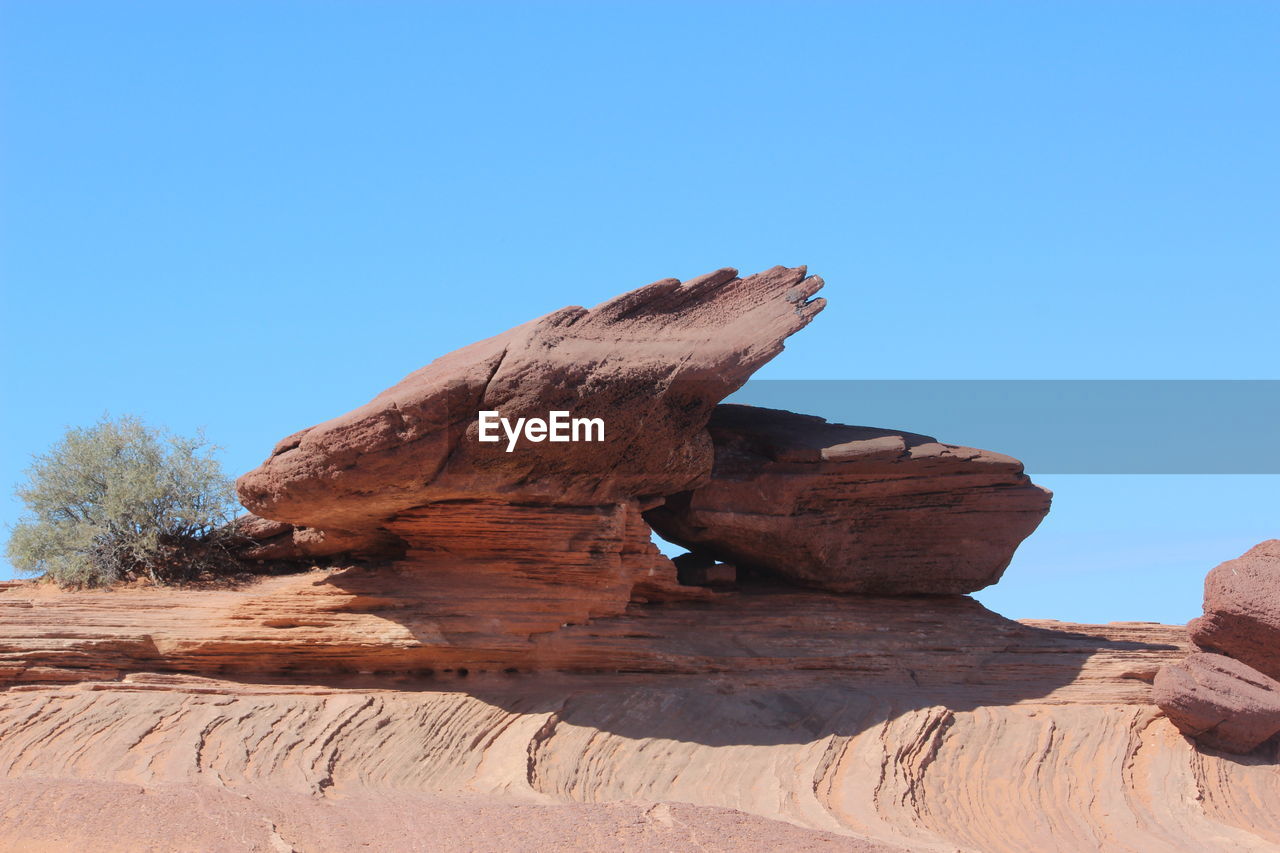 ROCK FORMATION AGAINST SKY