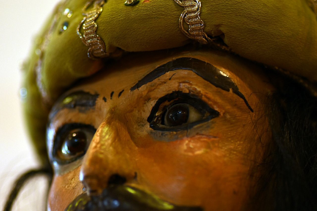 Close-up of marionette