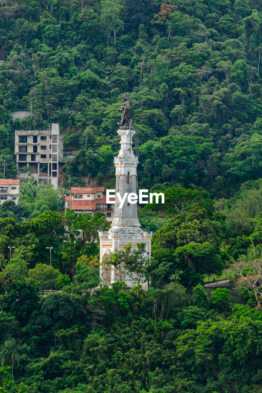 VIEW OF A BUILDING WITH TREES IN THE BACKGROUND