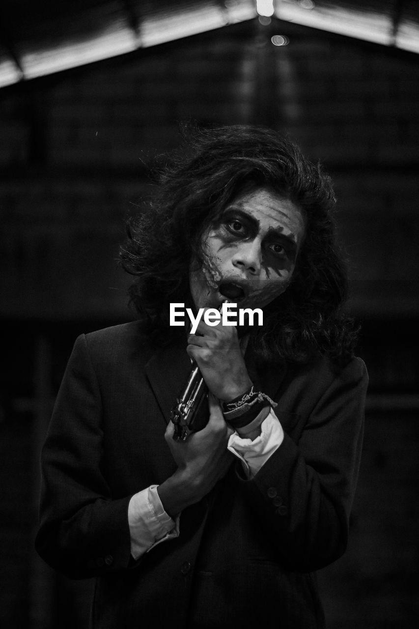 Depressed man