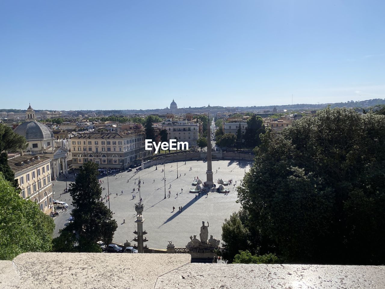 architecture, built structure, tree, sky, building exterior, nature, city, travel destinations, plant, history, clear sky, the past, sunny, travel, day, landmark, blue, tourism, high angle view, no people, building, sunlight, outdoors, cityscape, water