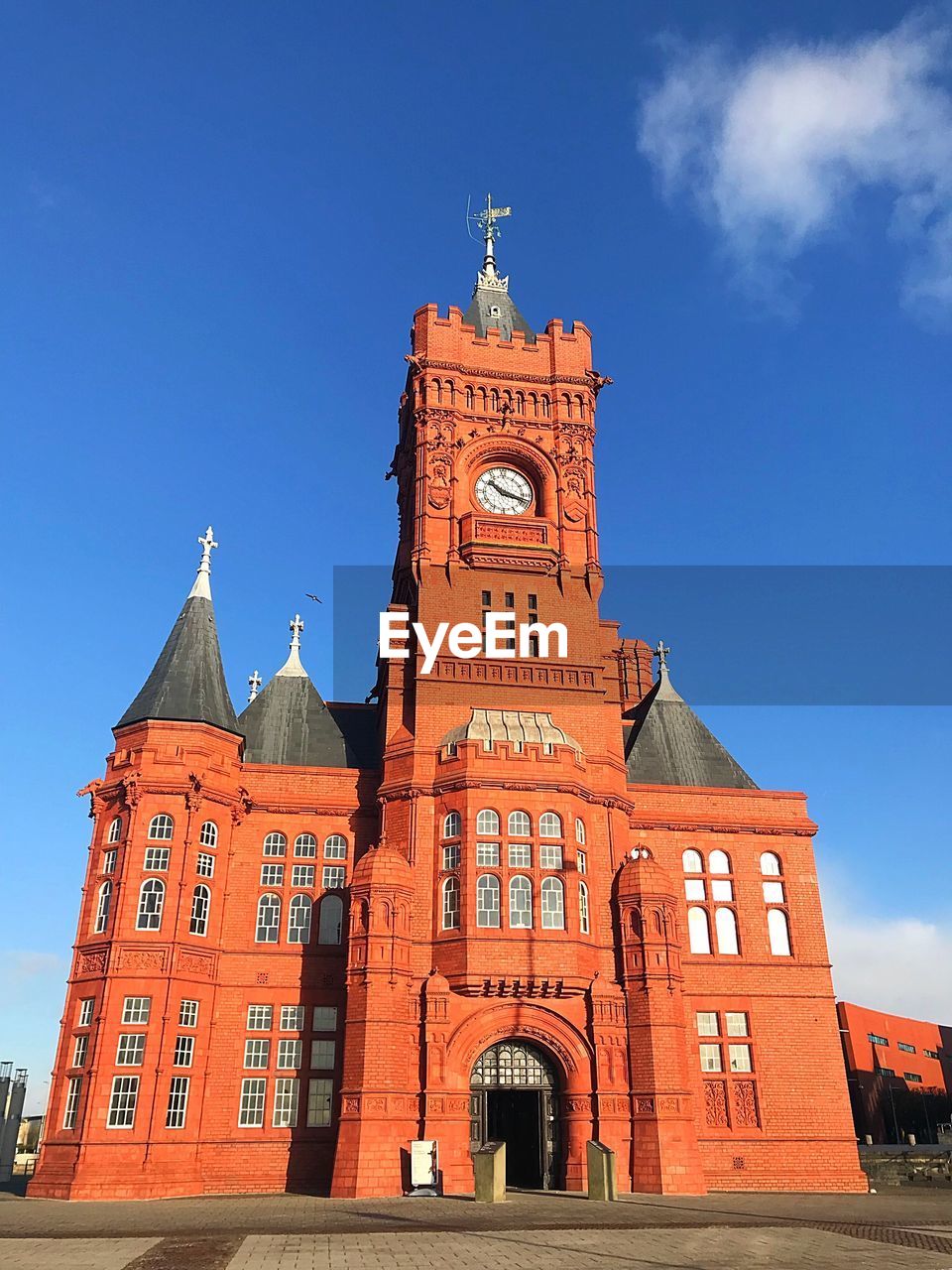 Lovely red brick building in cardiff