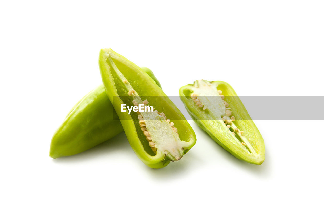 food and drink, food, healthy eating, wellbeing, plant, freshness, produce, cut out, green, studio shot, fruit, white background, vegetable, no people, indoors, seed, group of objects, slice, leaf