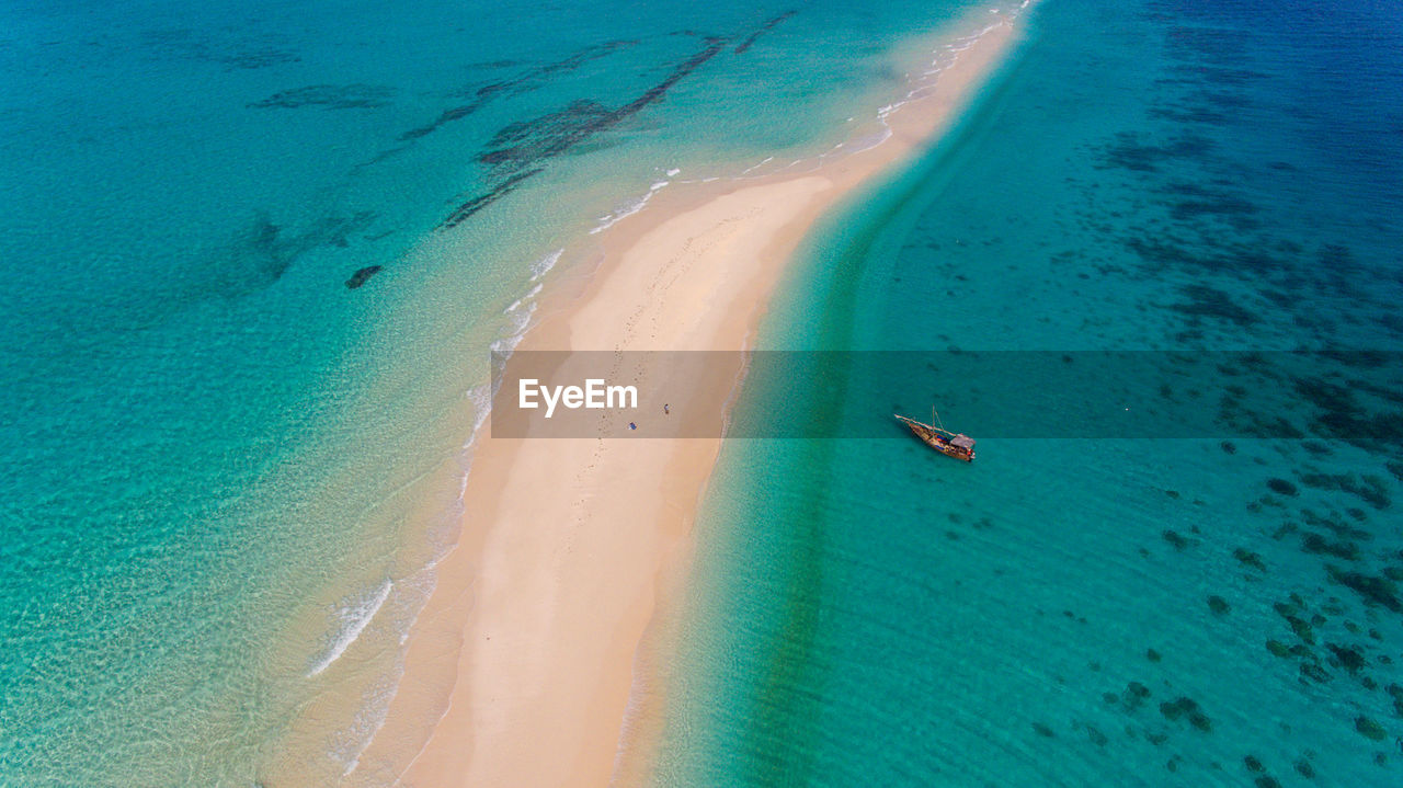 Sandbank, zanzibar island