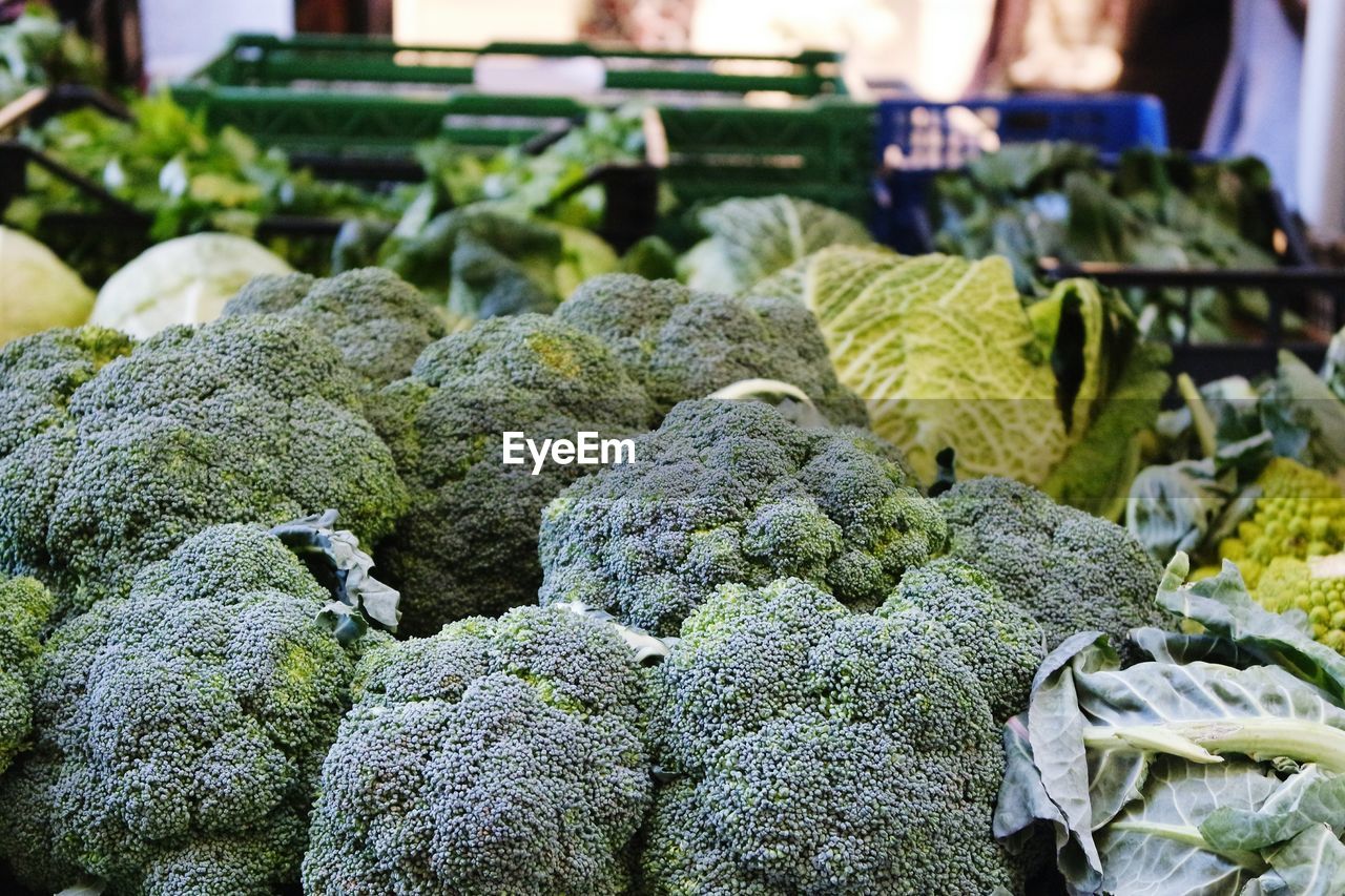 Close-up of vegetables for sale at market stall