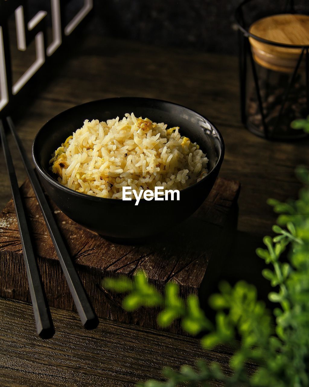 Fried rice photo with chinese concept