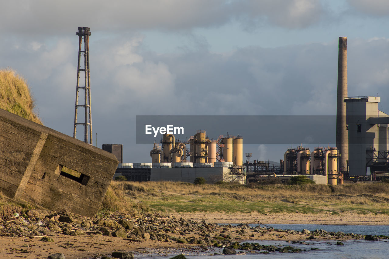 VIEW OF FACTORY AGAINST SKY