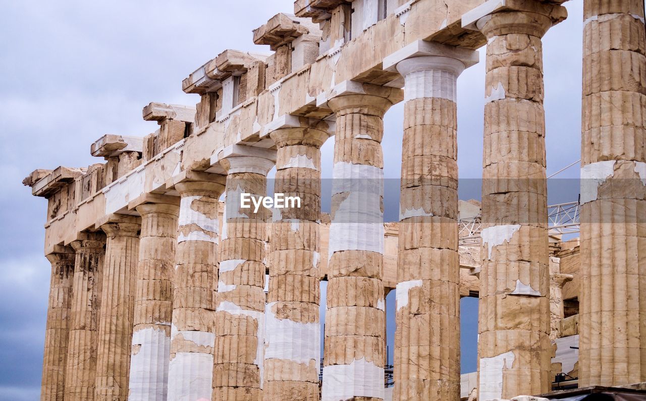 Panoramic view of acropolis of athens 