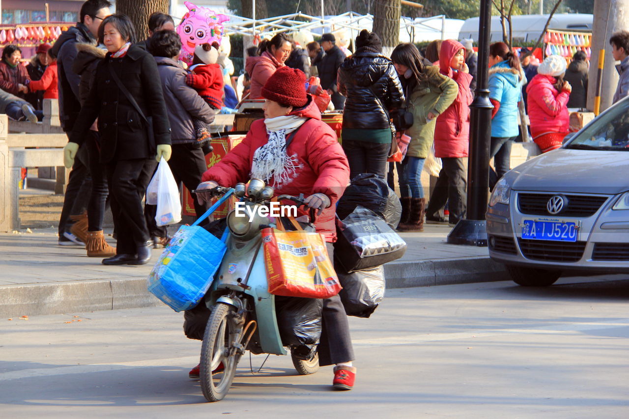 PEOPLE ON STREET