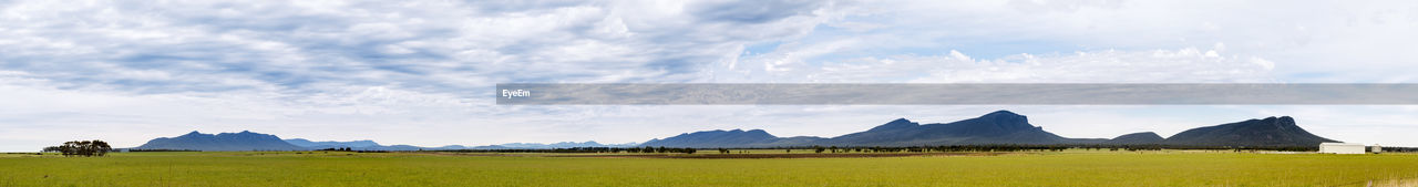 PANORAMIC SHOT OF LANDSCAPE AGAINST SKY