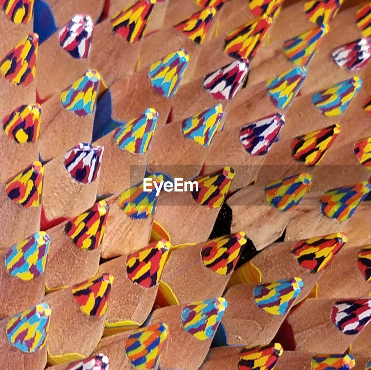 Close-up of multi colored pencils