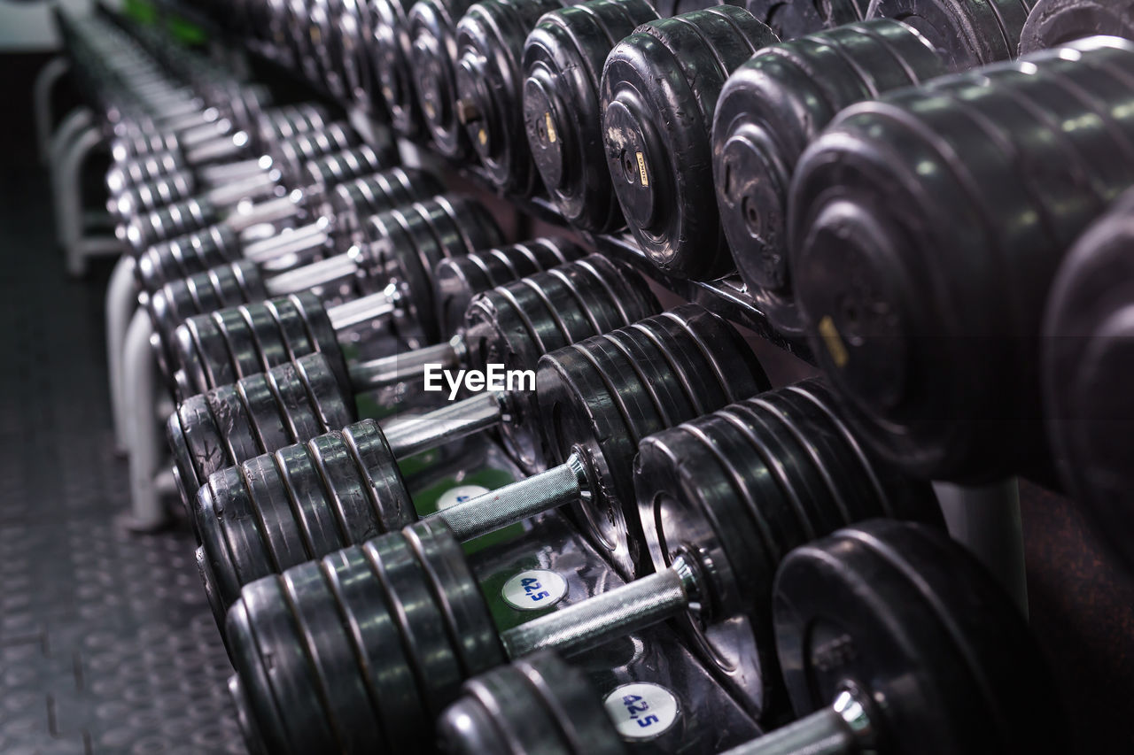 CLOSE-UP OF SHOPPING CARTS