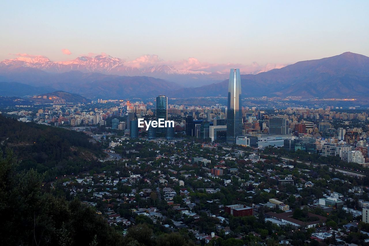 Aerial view of cityscape