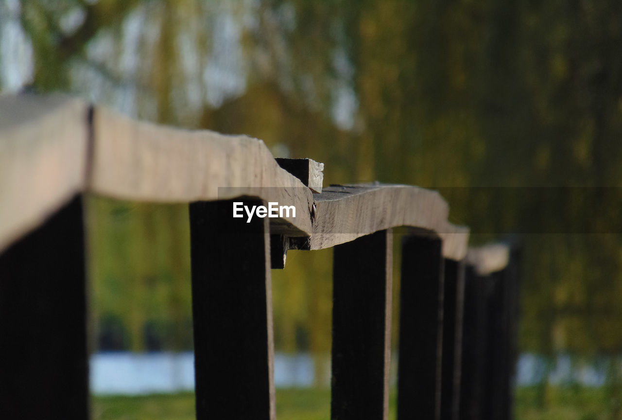 Close-up of wooden structure