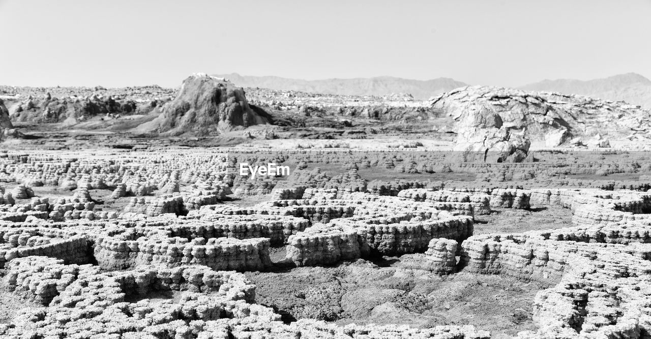 HIGH ANGLE VIEW OF OLD RUINS