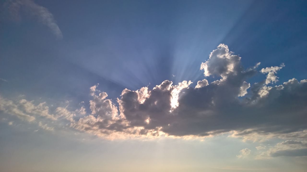 Low angle view of clouds in sky