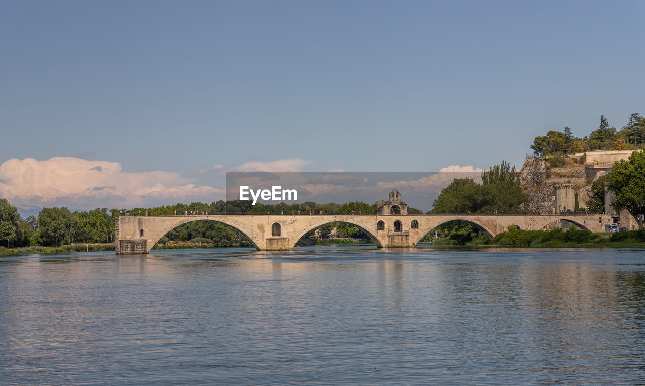 ARCH BRIDGE OVER RIVER