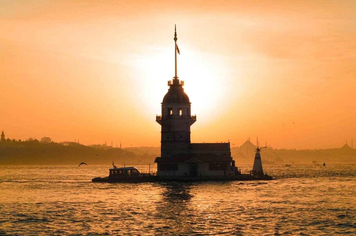 Maiden tower kiz kulesi at istanbul