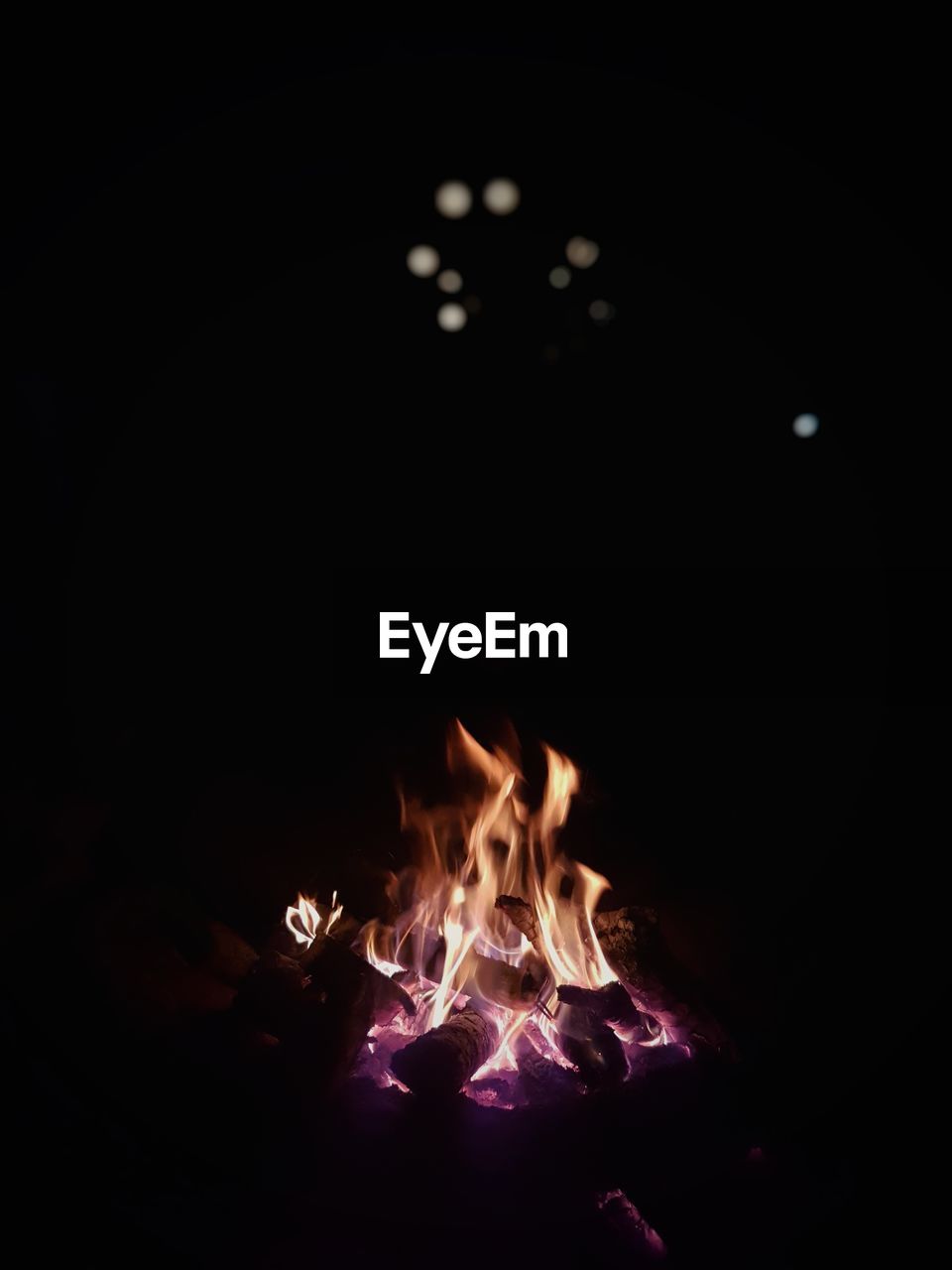 CLOSE-UP OF ILLUMINATED FIRE