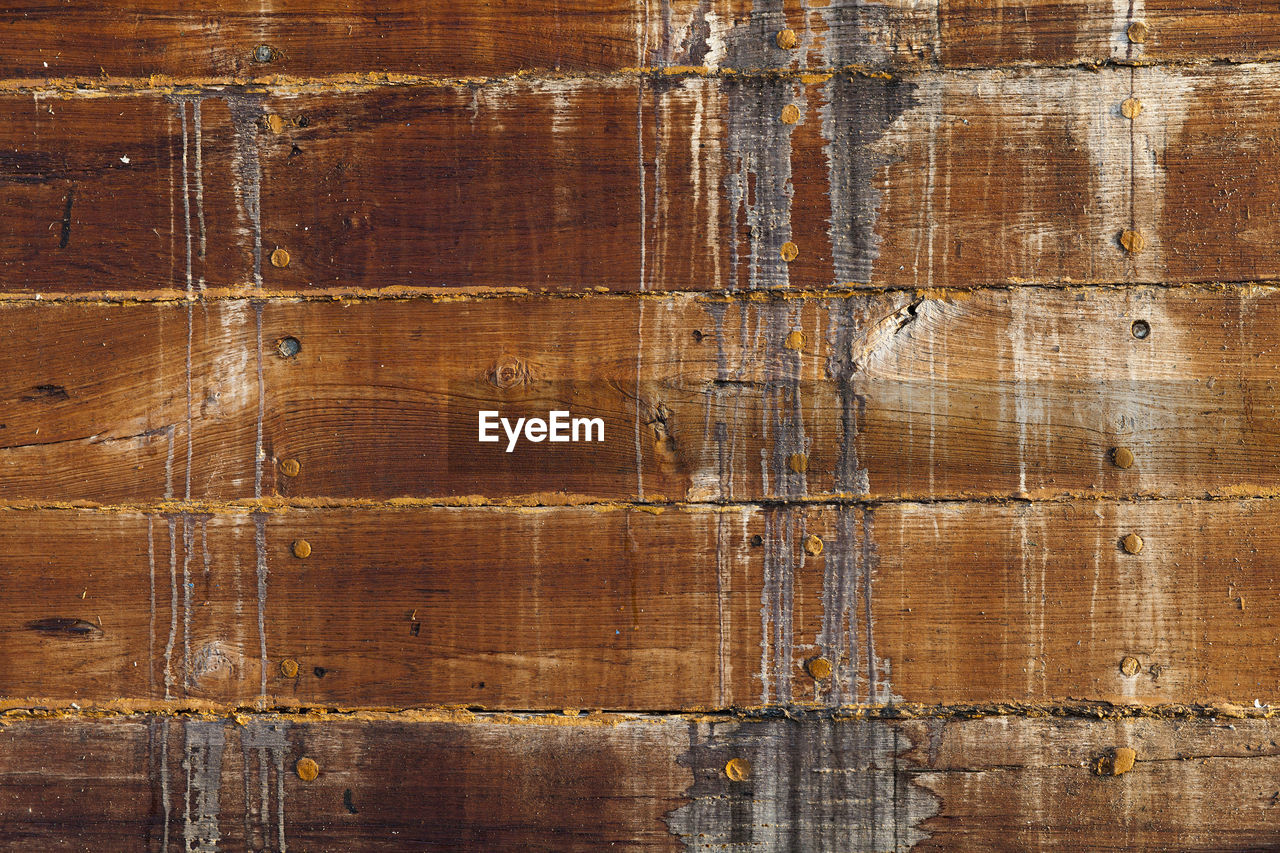 Full frame shot of wooden wall