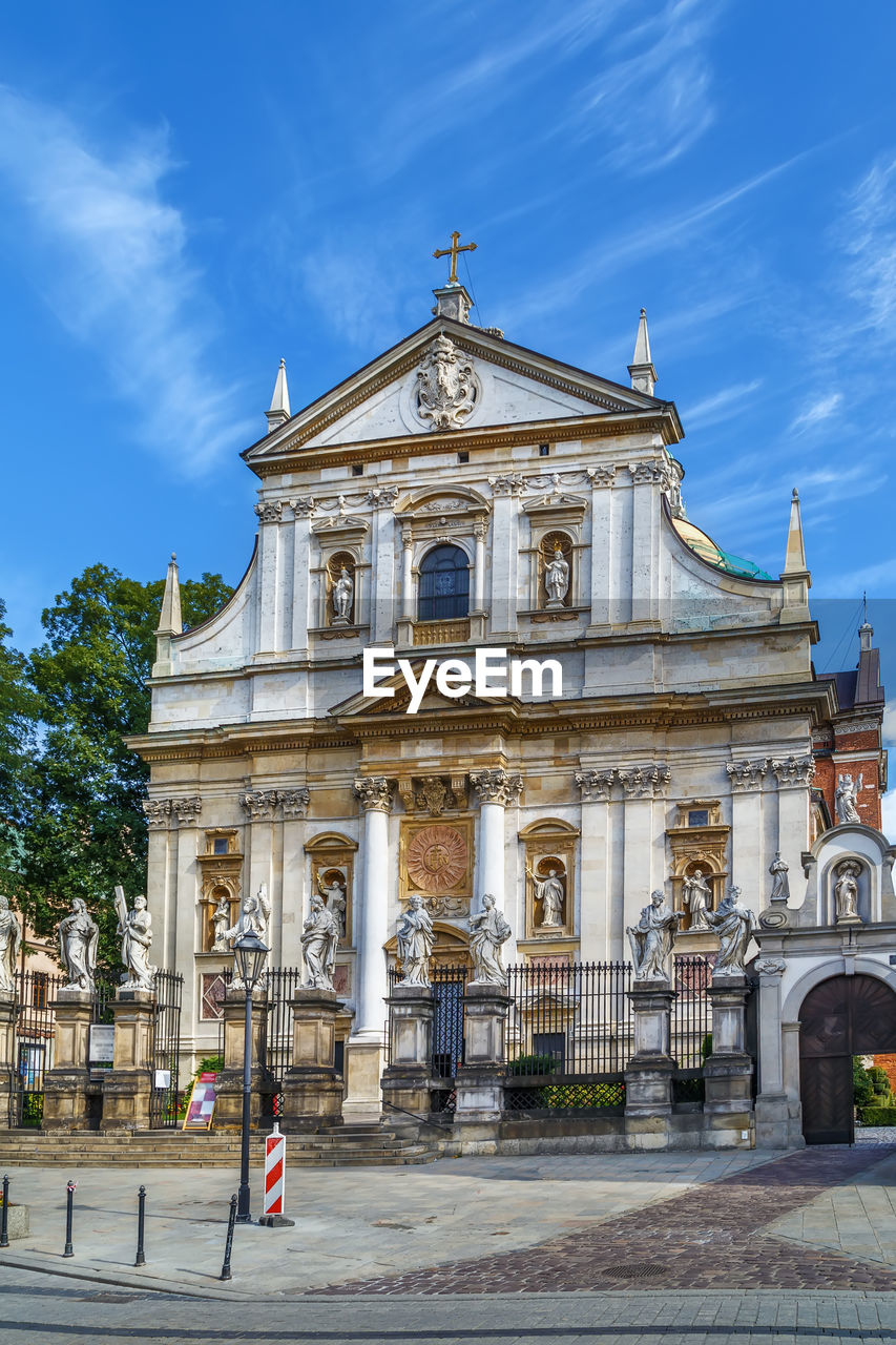 Church of saints peter and paul in krakow, poland is a roman catholic baroque church.