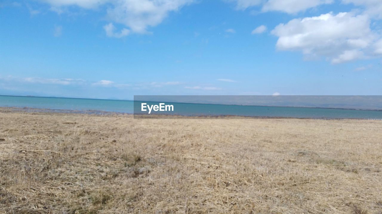 SCENIC VIEW OF SEA AGAINST BLUE SKY