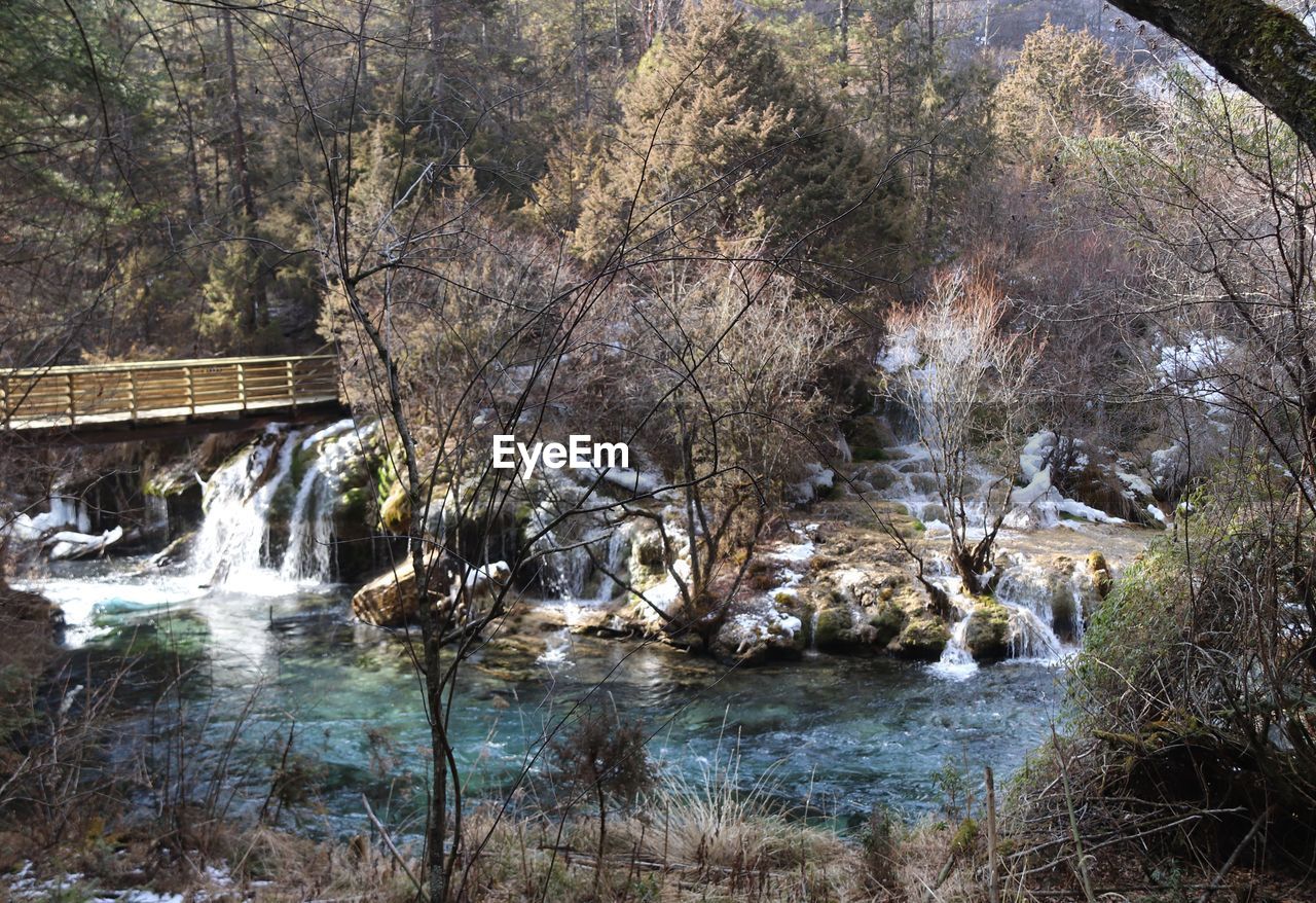 SCENIC VIEW OF WATERFALL