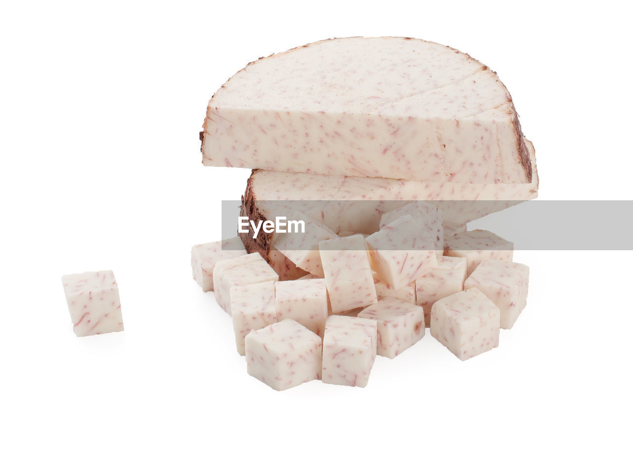 CLOSE-UP OF STACK OF WHITE BACKGROUND