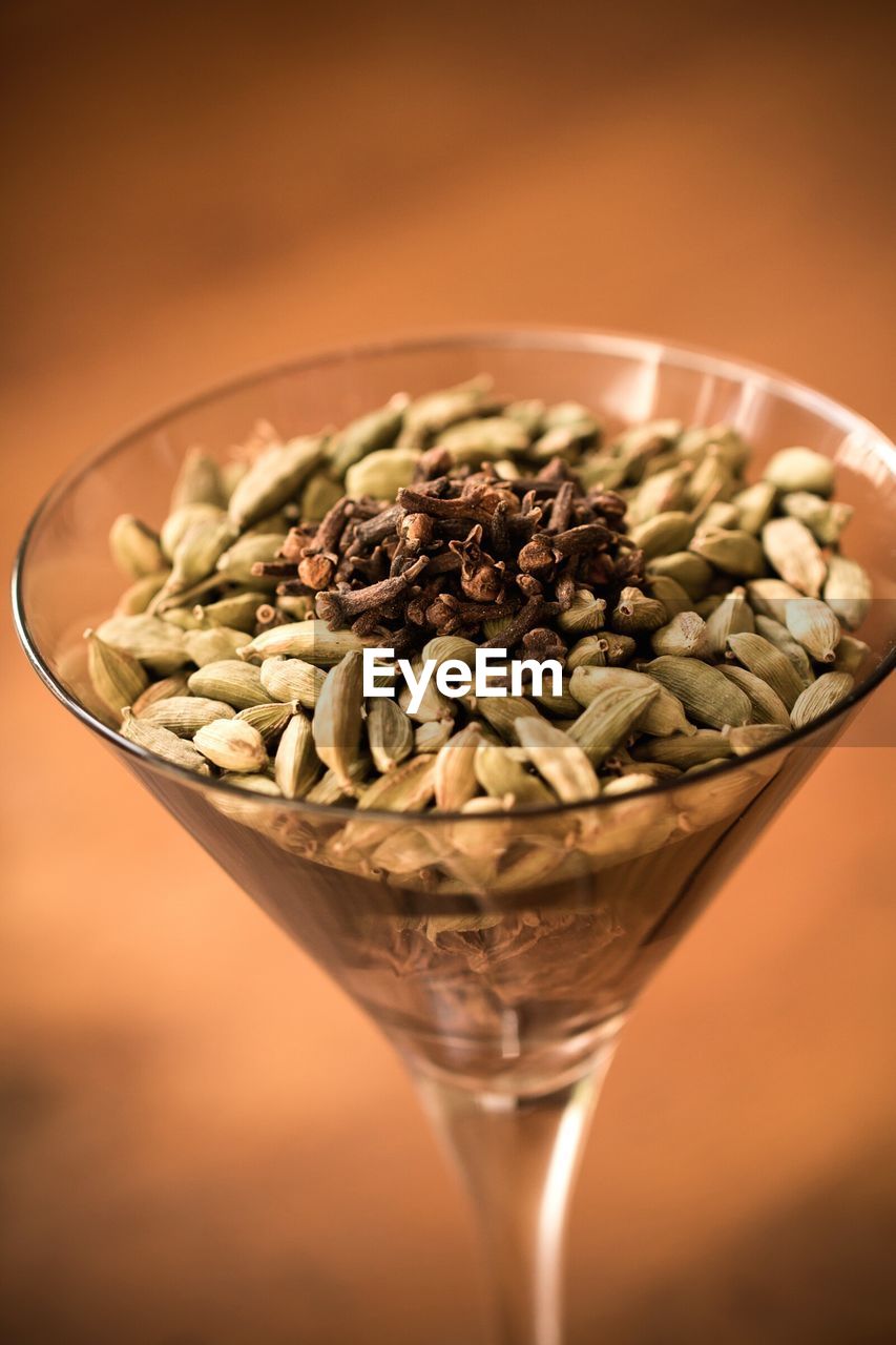 CLOSE-UP OF DRINK IN BOWL
