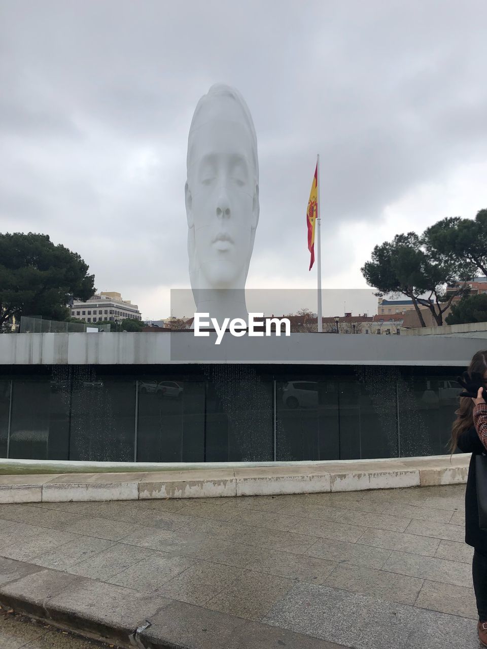 STATUE AGAINST SKY IN PARK