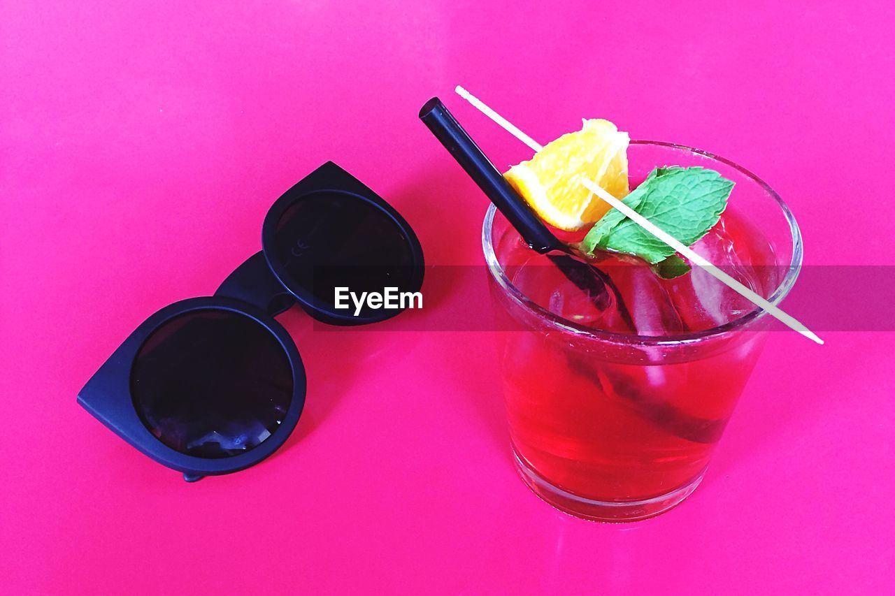 Close-up of drink on table