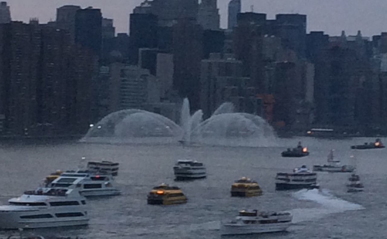 VIEW OF BOATS IN RIVER